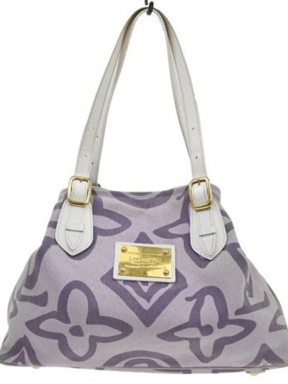 Best06 Louis Vuitton Taisienne PM Cruise Line Canvas Tote M95680 CA0078 YQ09559